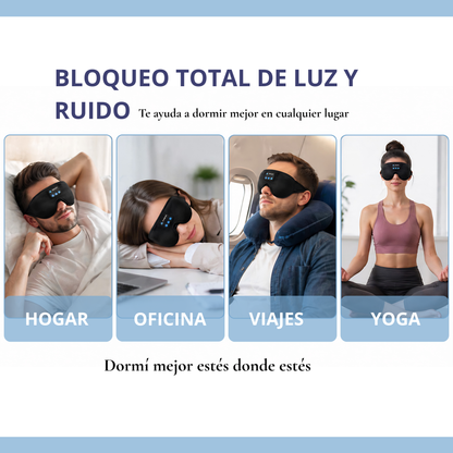 Antifaz para dormir 3 en 1