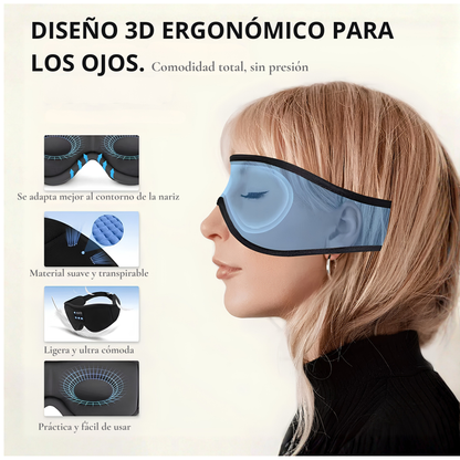 Antifaz para dormir 3 en 1