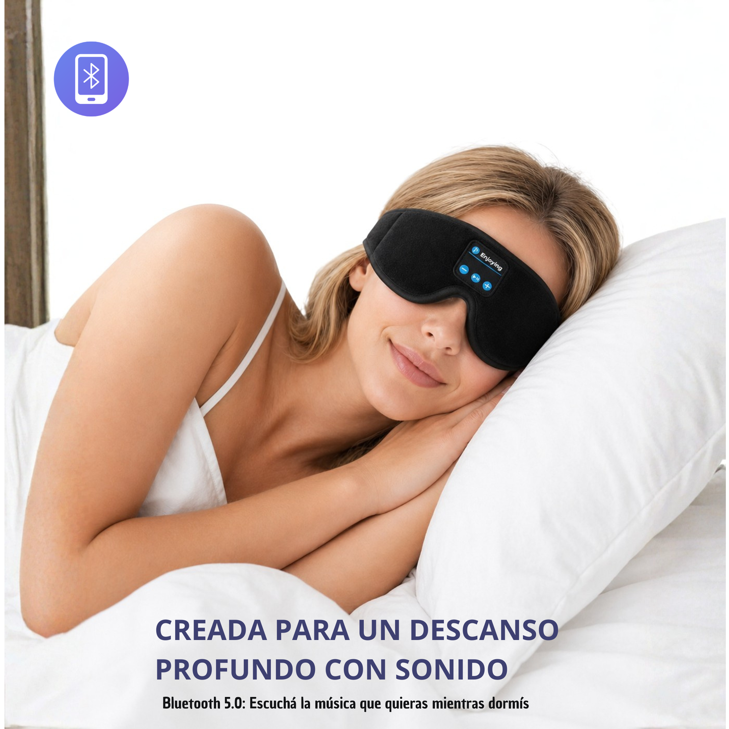 Antifaz para dormir 3 en 1